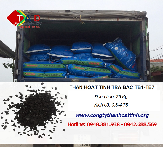 Nơi bán than hoạt tính trà bắc TB1- TB2, TB3, TB4, TB5, TB6, TB7 ở Hà Nội